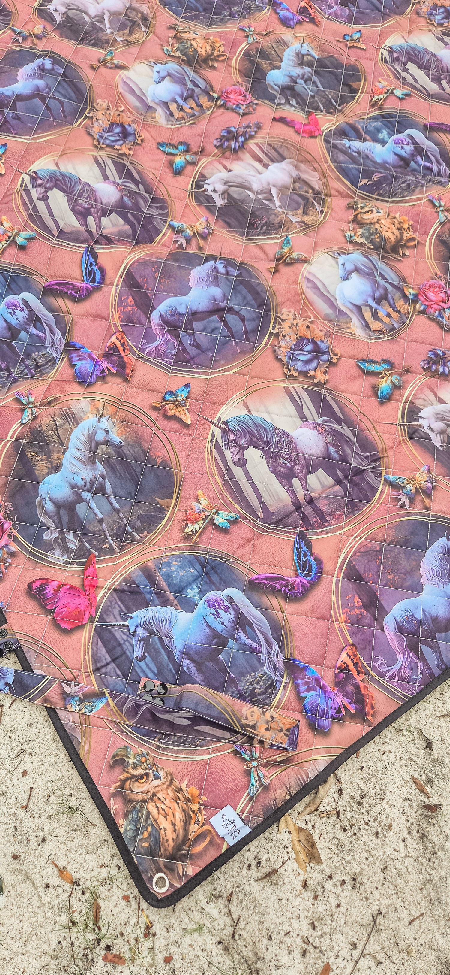 Dark Horse Picnic Plush Mat