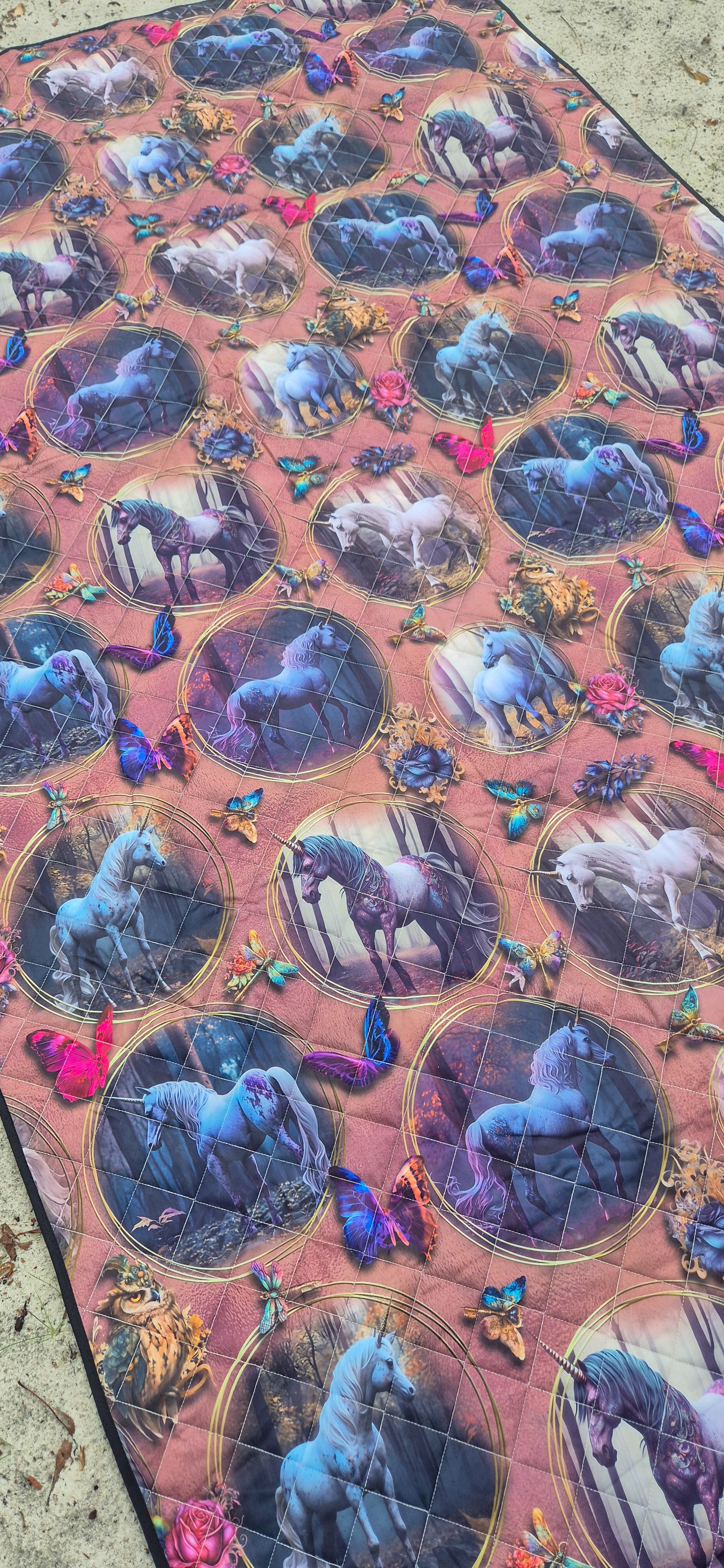 Dark Horse Picnic Plush Mat