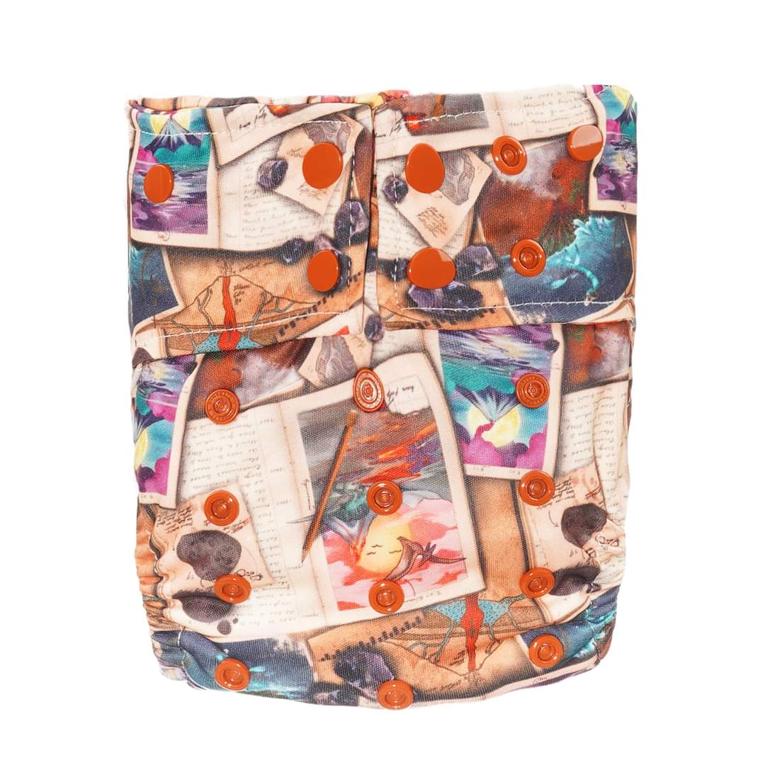 Jurassic Journey Cloth Night Nappy