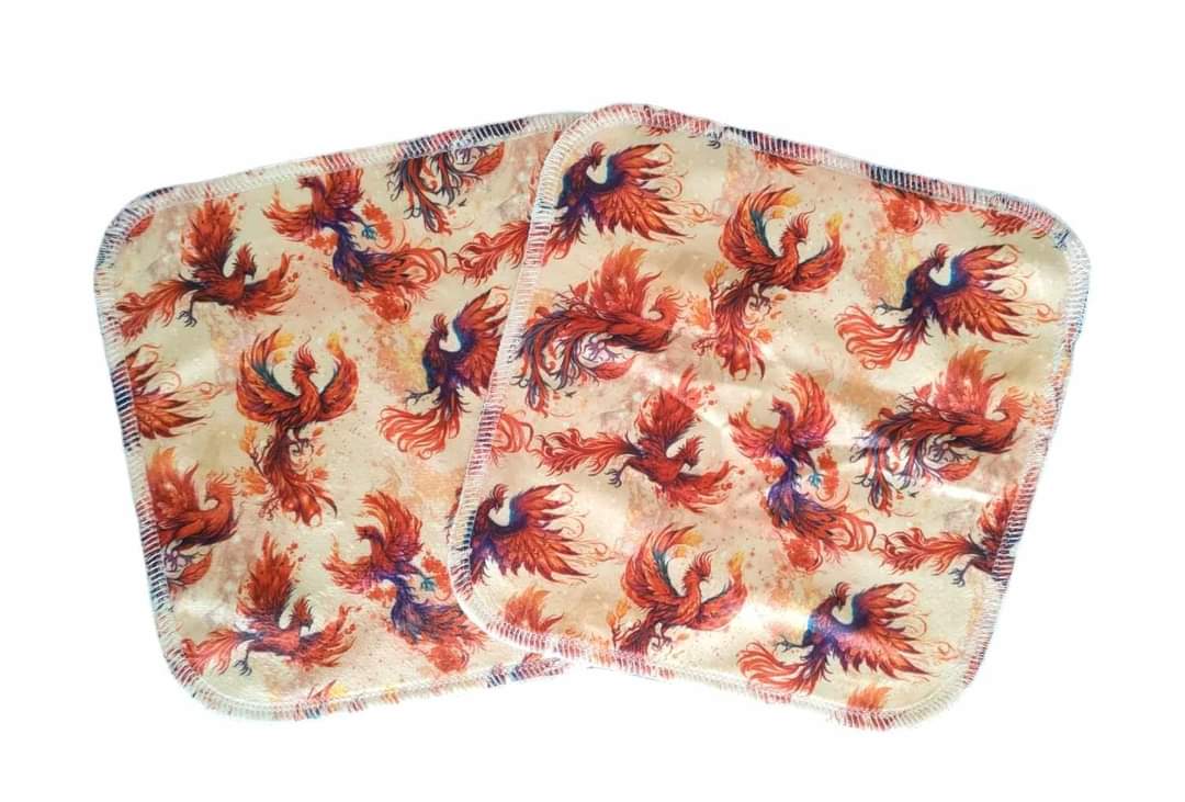 Phoenix Rising Cloth Wipes