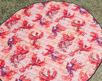 Phoenix Rising Plush Mat