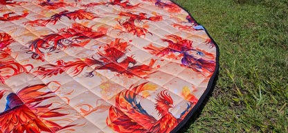 Phoenix Rising Plush Mat