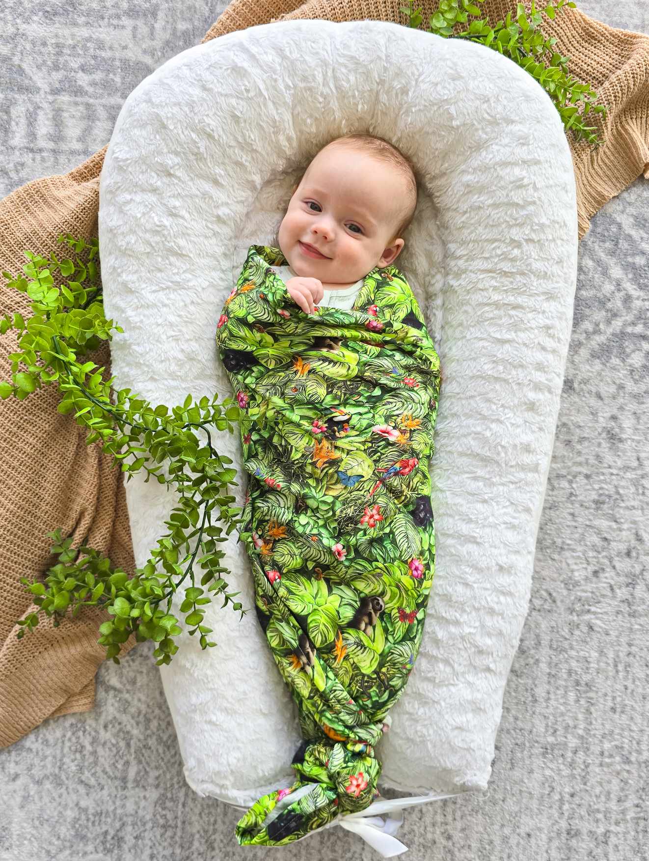 Peek-A-Boo Swaddle