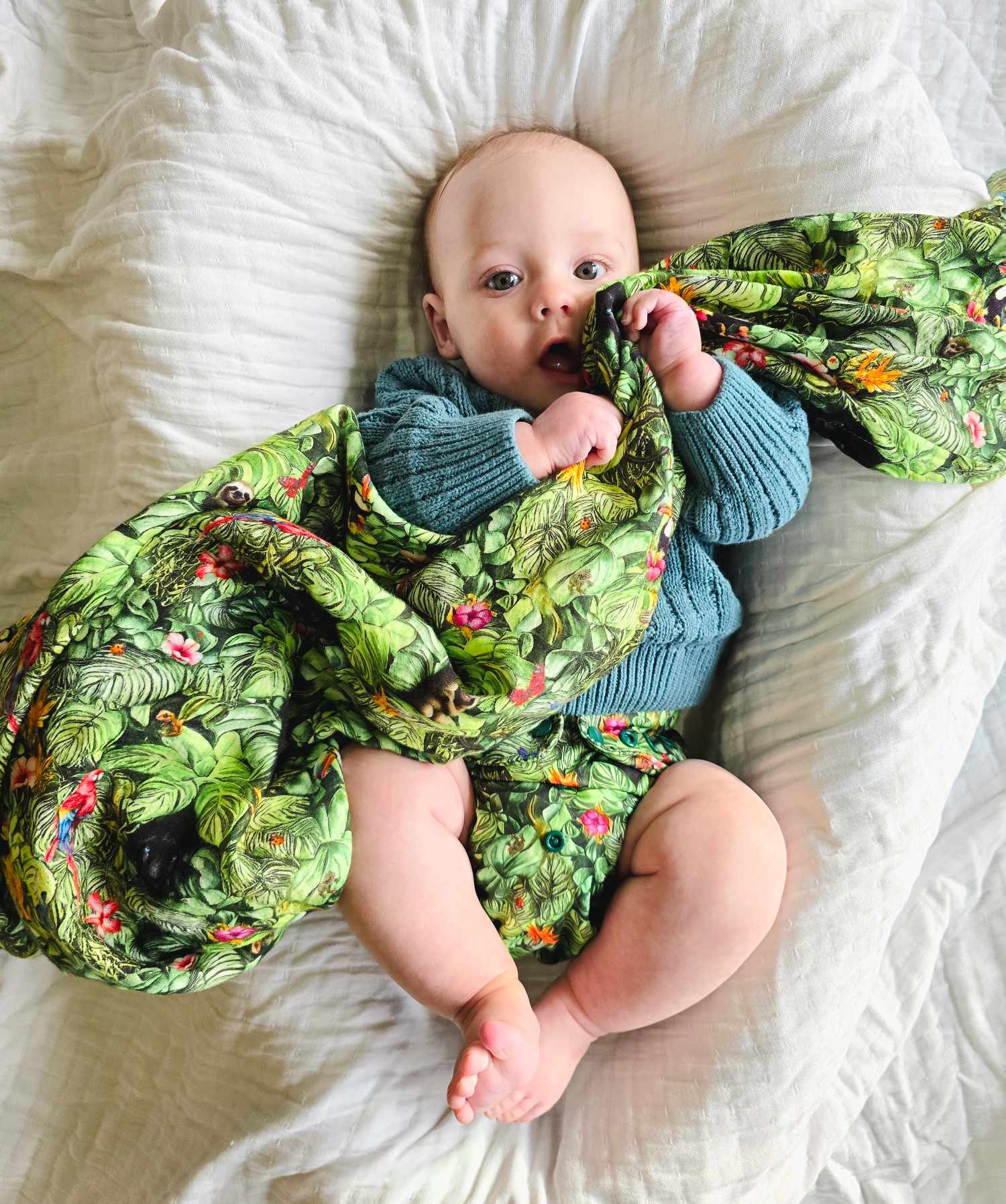 Peek-A-Boo Swaddle