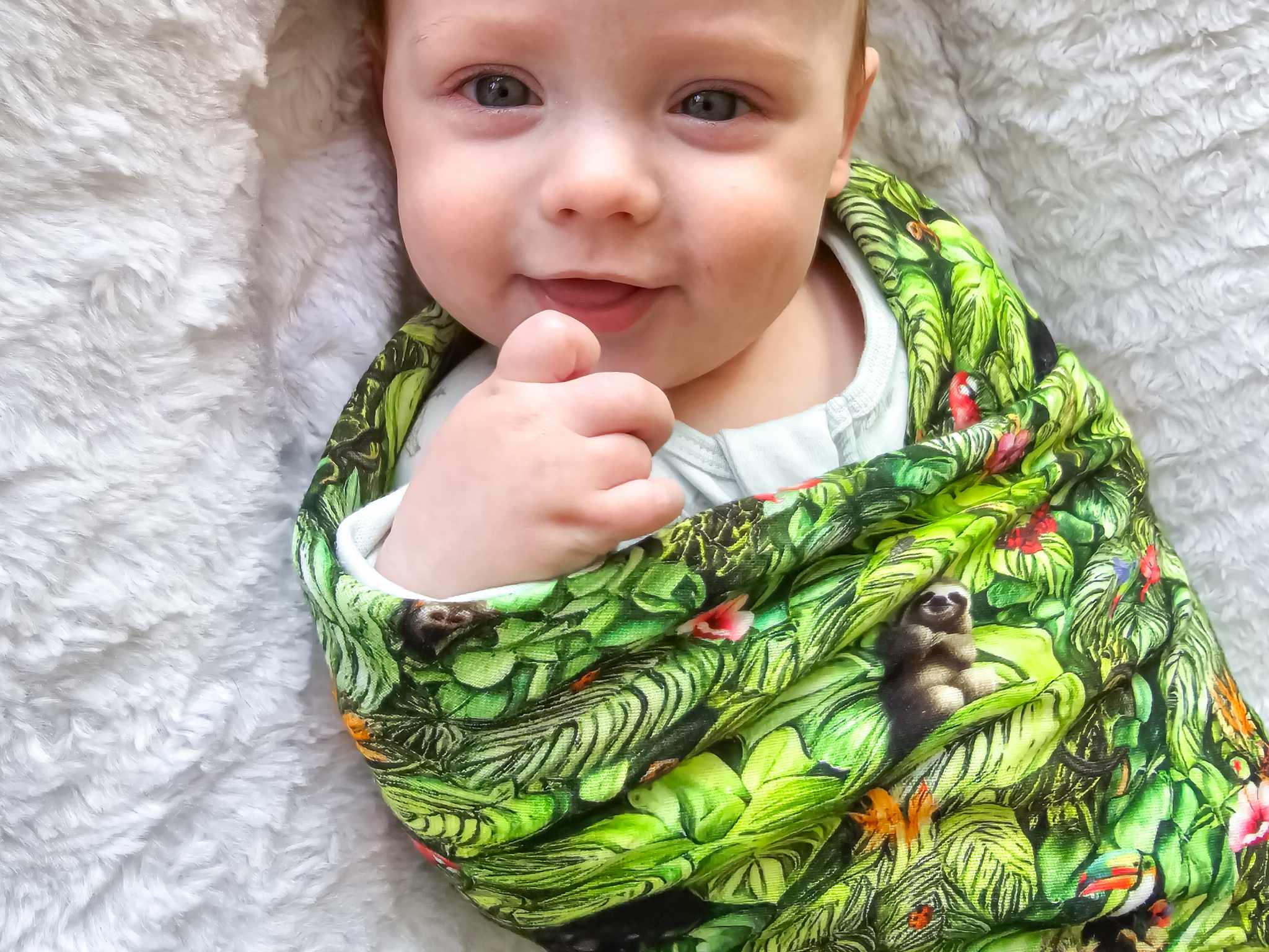 Peek-A-Boo Swaddle