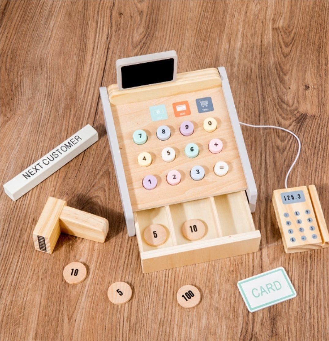 Wooden Cash Register