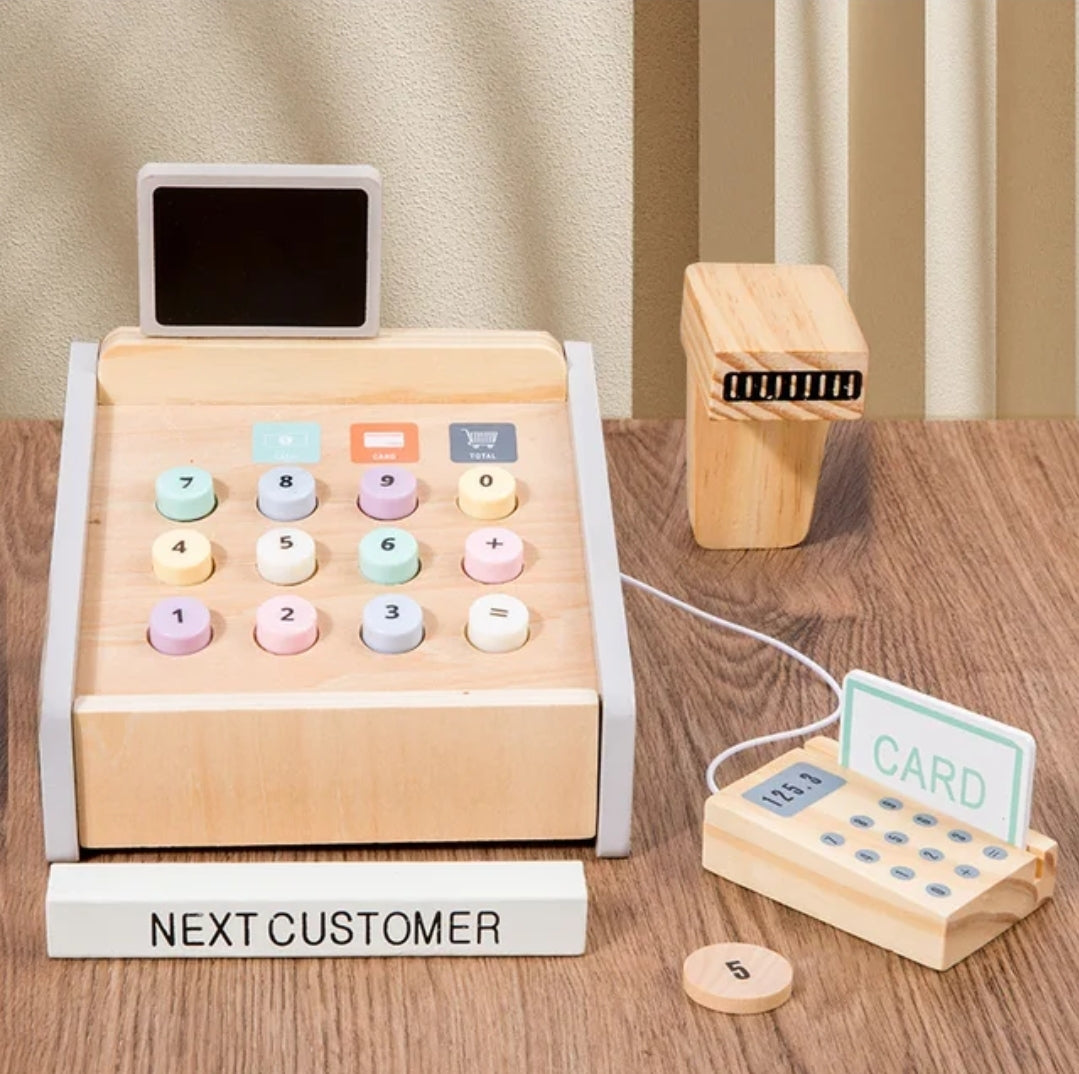 Wooden Cash Register