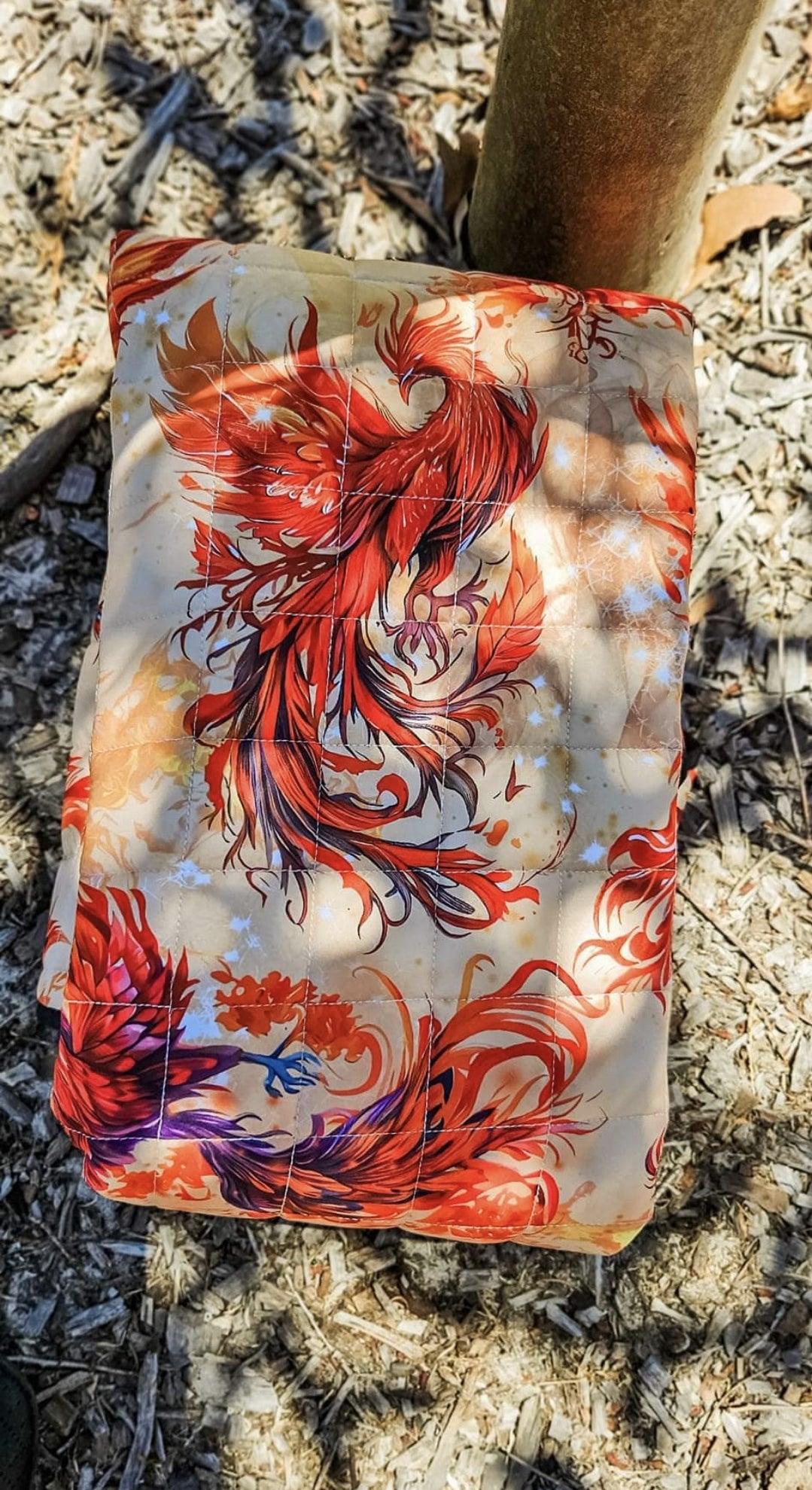 Phoenix Rising Picnic Plush Mat