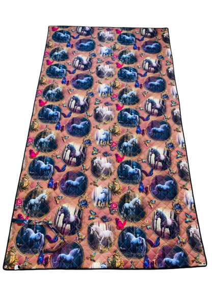 Dark Horse Picnic Plush Mat