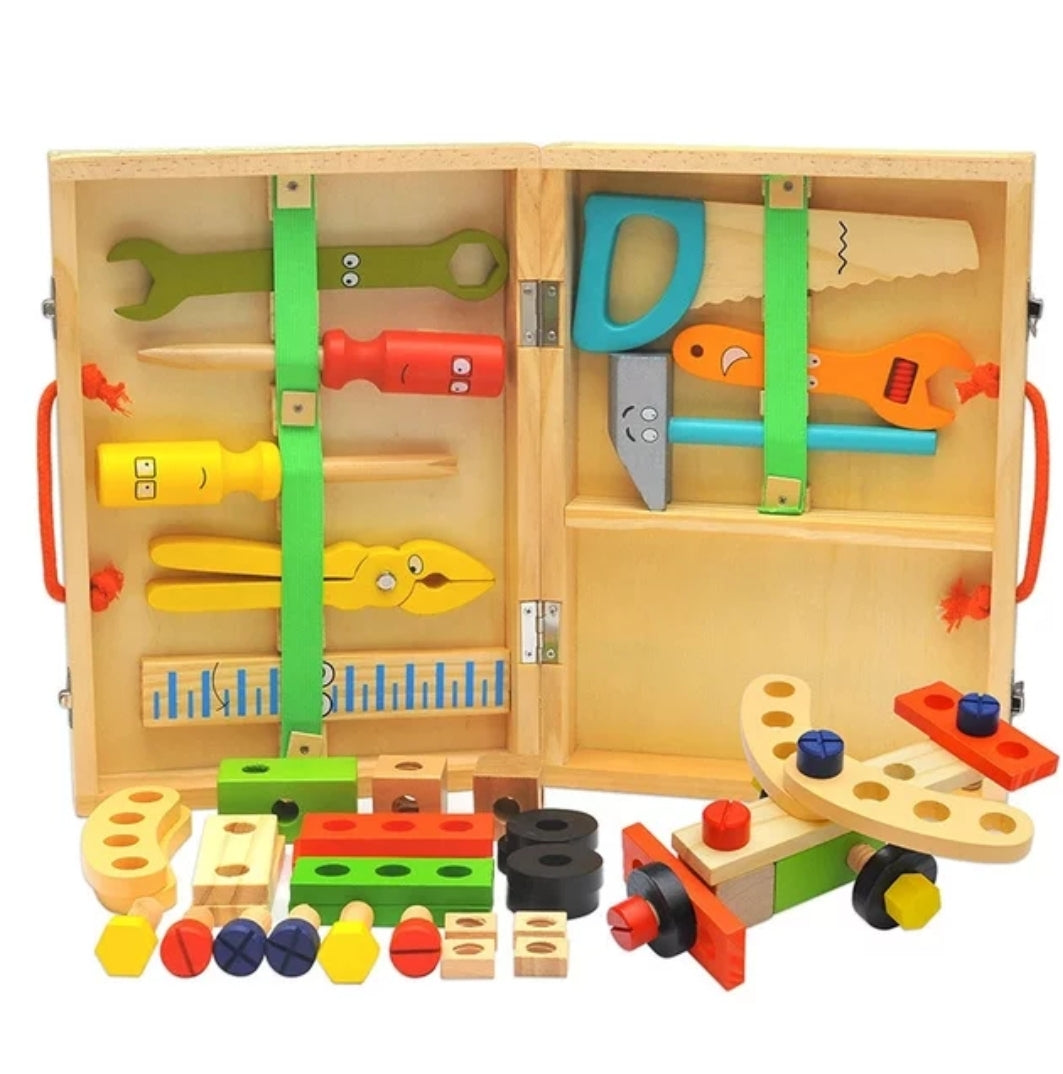 Montessori Wooden ToolBox